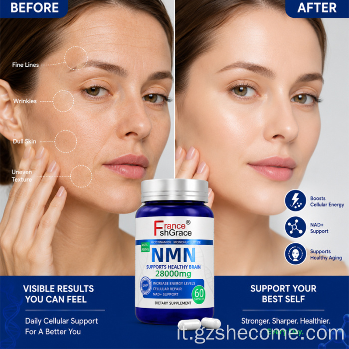 L'integratore Premium Shecome NMN supporta la funzione immunitaria